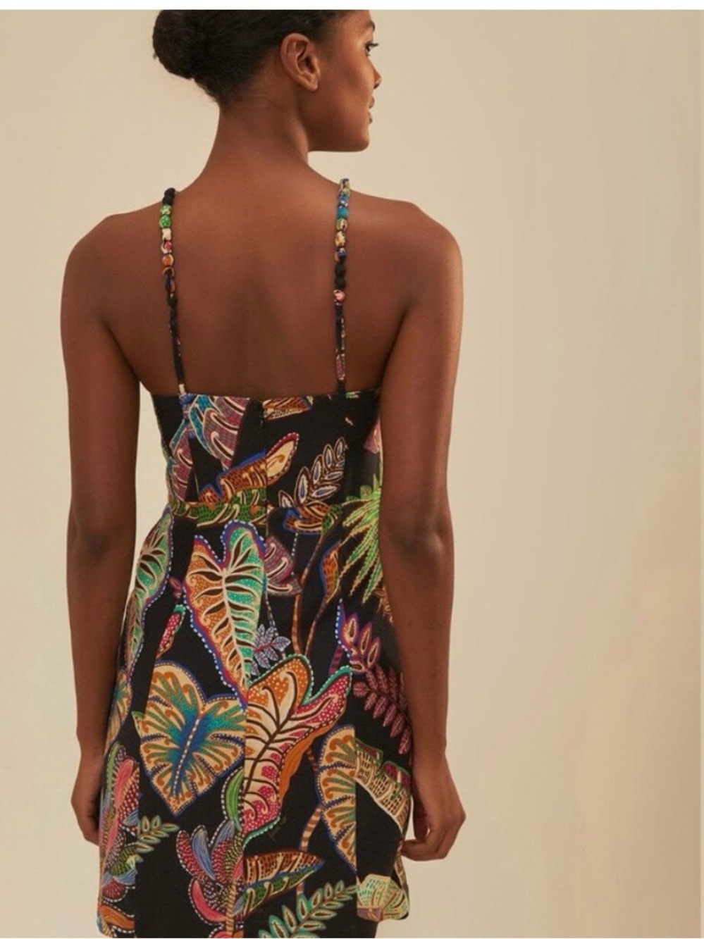 NWT Farm Rio Black Mini Dress - Picture 5 of 7